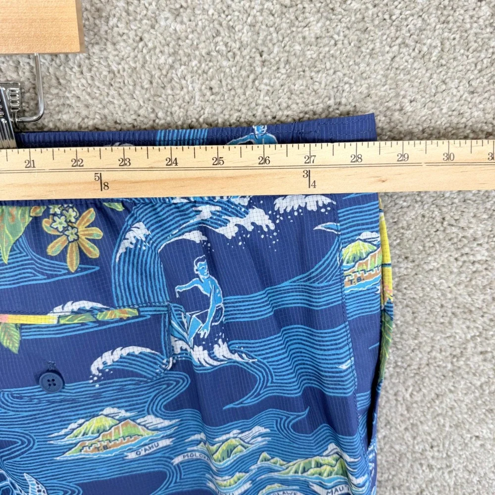 Tommy Bahama Rialto Aloha From Hawaii Mens 5XLB Swim Trunks Ocean BT924811 NEW